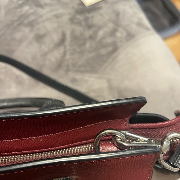 Michael Kors color blocked Selma top handle bag with long crossbody strap - Picture 14 of 14